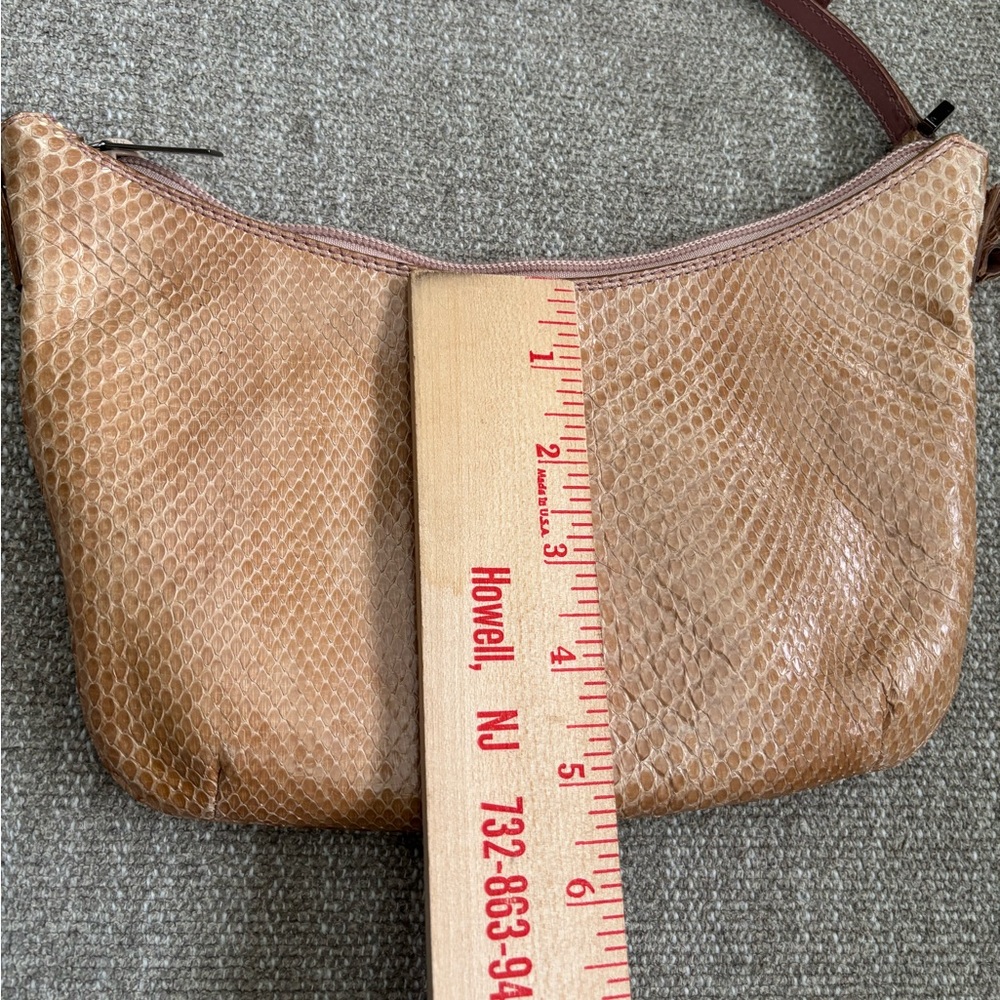 ✨GUCCI Y2K Tom Ford Era Tan Python Snake Pouchette Shoulder Bag - Picture 11 of 16